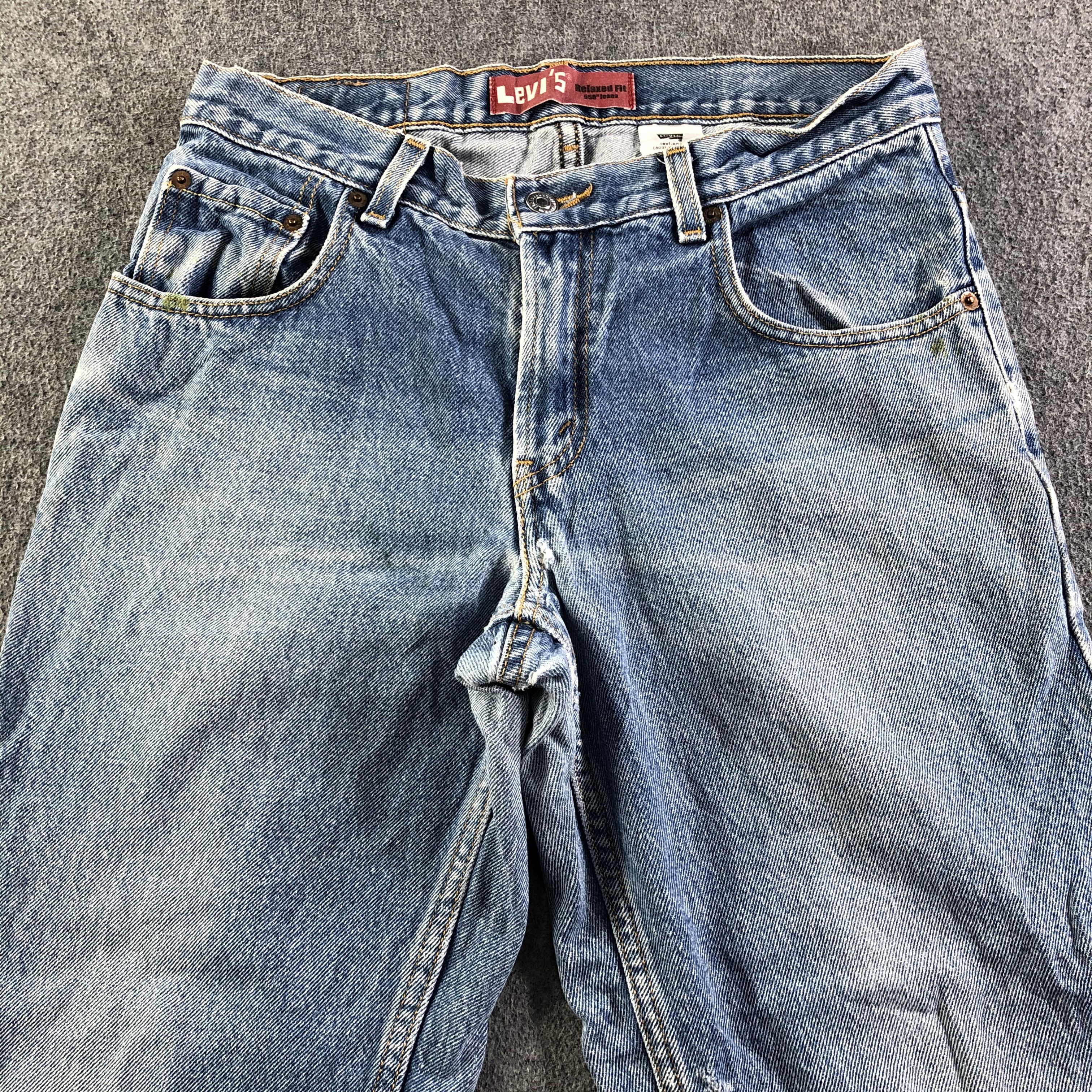 Levi's Vintage Blue Wash Levis 550 Jeans-J3246 Size US 31 - 3 Thumbnail