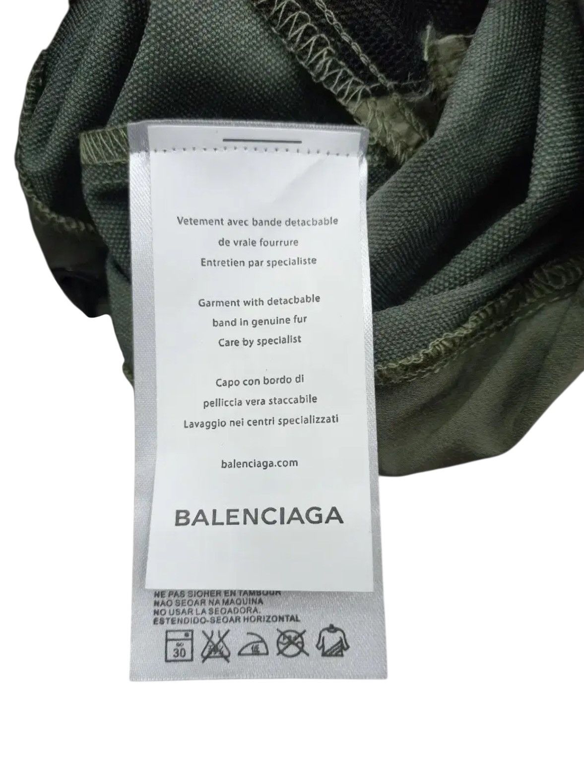 Balenciaga Balenciaga Half Zip Up Anorak Jacket Olive Green Size US M / EU 48-50 / 2 - 6 Thumbnail