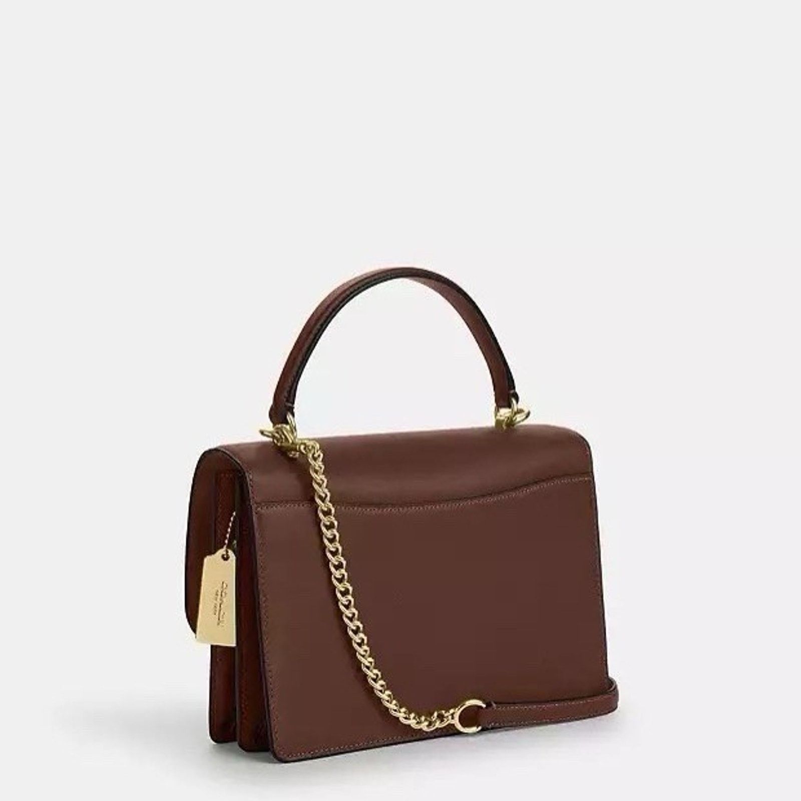 Coach NWT Coach Klare Top Handle Bag CY687 Gold/Tan/Brown Size ONE SIZE - 7 Thumbnail