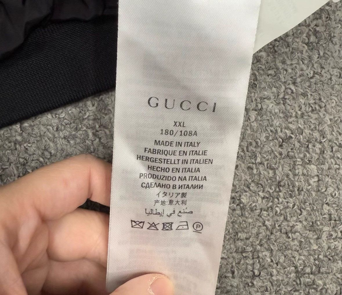 Gucci Gucci Double G snake print logo school uniform jacket 2501 Size US XXL / EU 58 / 5 - 5 Thumbnail