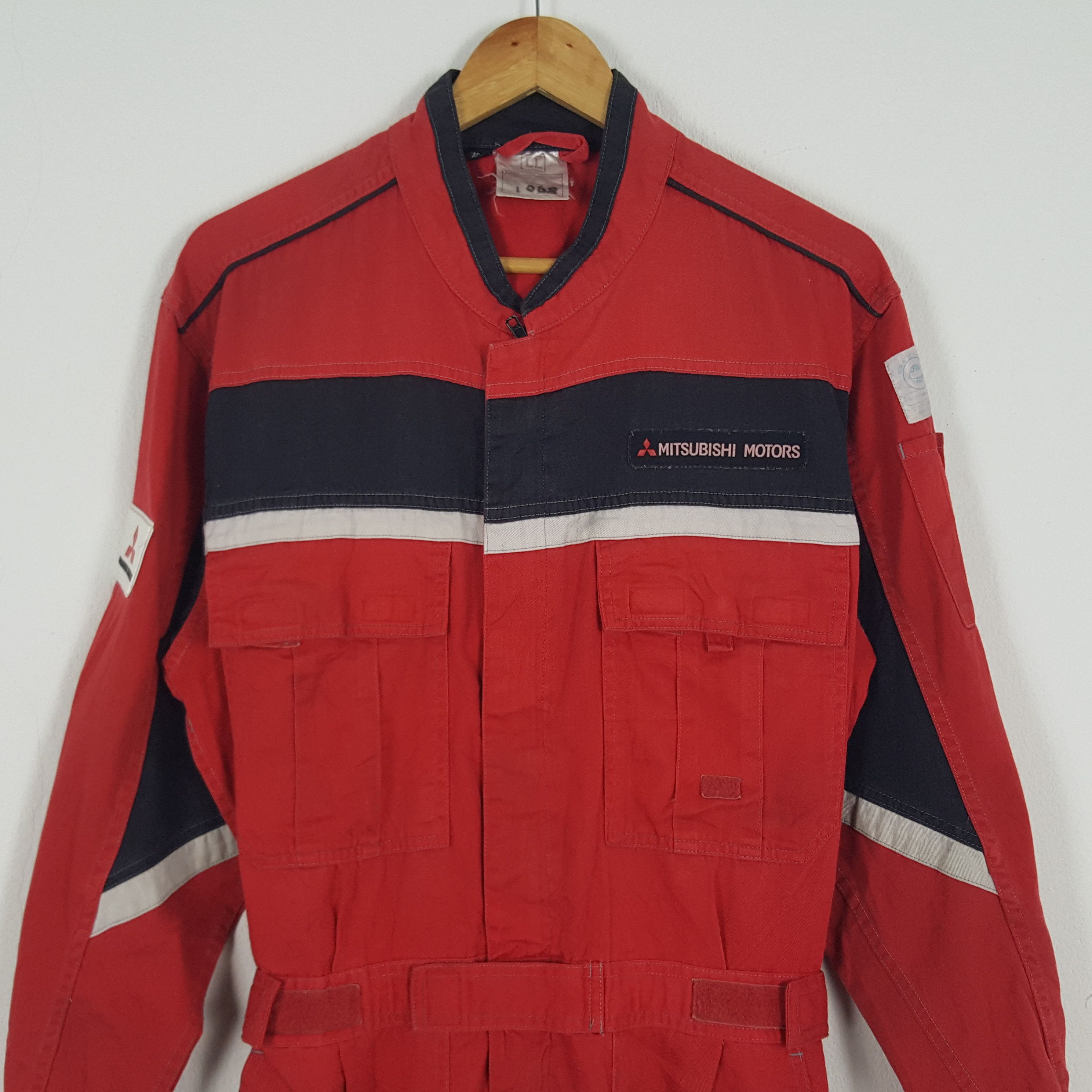 Japanese Brand × Vintage Vintage Mitsubishi Motors Service Staff Coverall Jacket Size US M / EU 48-50 / 2 - 5 Thumbnail