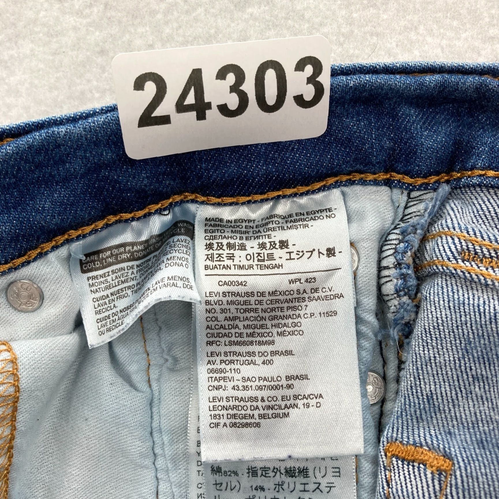 Levi's Levi's 511 Jeans Mens 29x30 Slim Straight Blue Floral Denim Stretch 5-Pocket Vacation Size US 29 - 4 Thumbnail