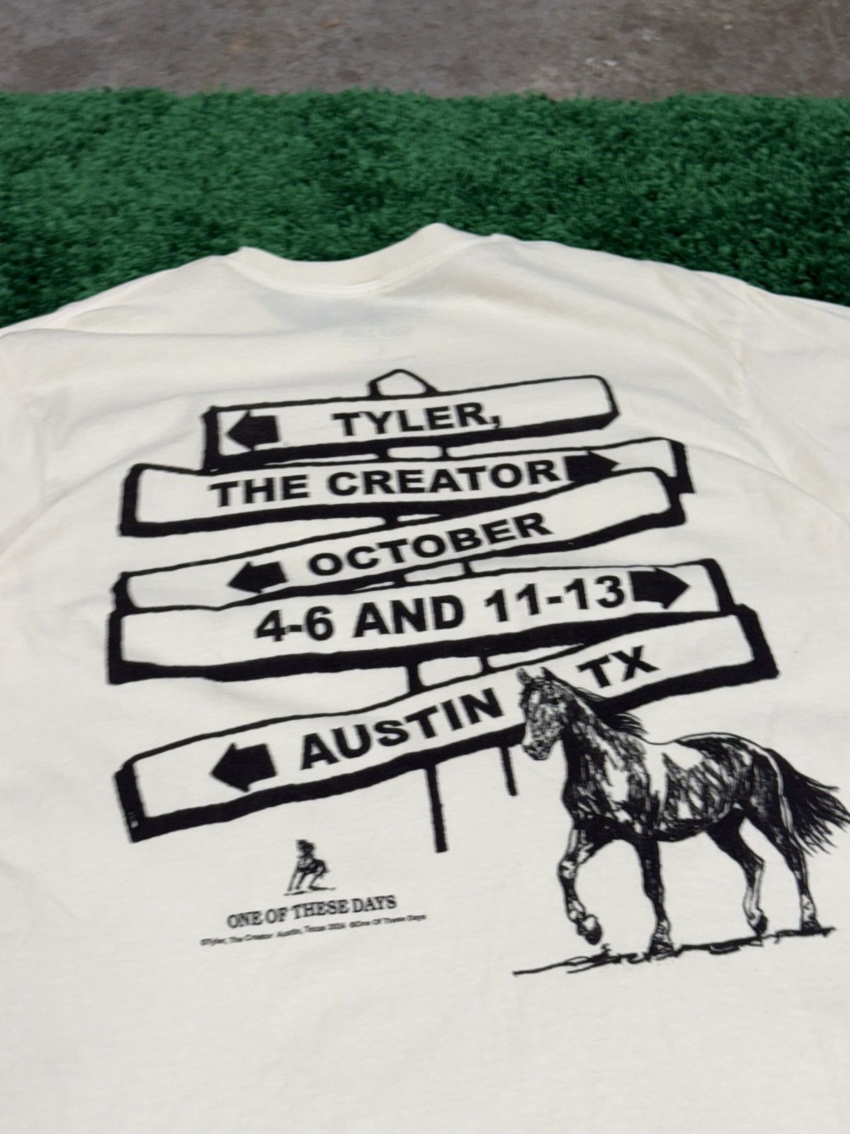 Tyler The Creator Tyler The Creator Austin Texas License Plate Tee Golf Wang Size US L / EU 52-54 / 3 - 6 Thumbnail