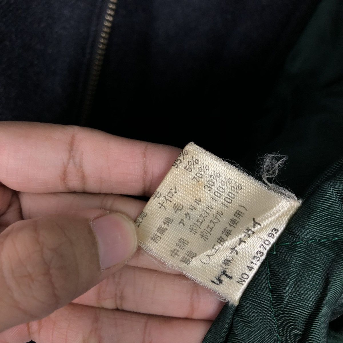 Japanese Brand 🔥VINTAGE BOMBER JACKET WOOL HENRI LUC CHAPUIS ISSEY MIYAKE Size US M / EU 48-50 / 2 - 23 Thumbnail