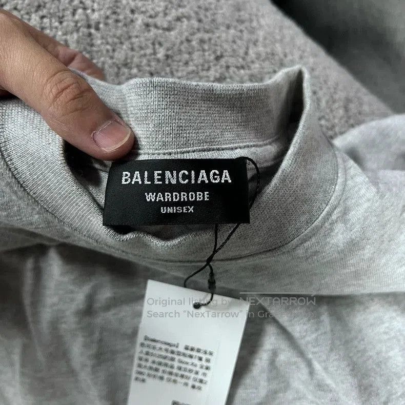 Balenciaga Balenciaga Grey Coke Oversized Short Sleeve T. Size US XS / EU 42 / 0 - 5 Thumbnail