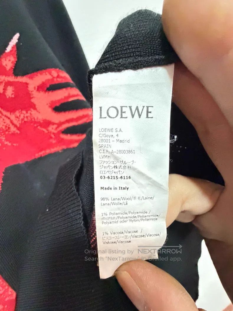 Loewe Loewe Red Arm Sweater Size US M / EU 48-50 / 2 - 3 Thumbnail