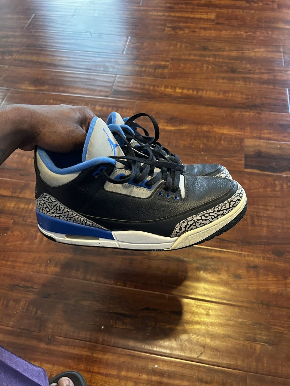 Jordan Brand Jordan 3 “Sport Blue” Size US 12 / EU 45 - 3 Thumbnail