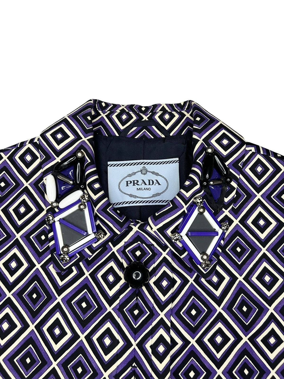 Prada F/W 12 Geometric Jacket Size M / US 6-8 / IT 42-44 - 5 Thumbnail