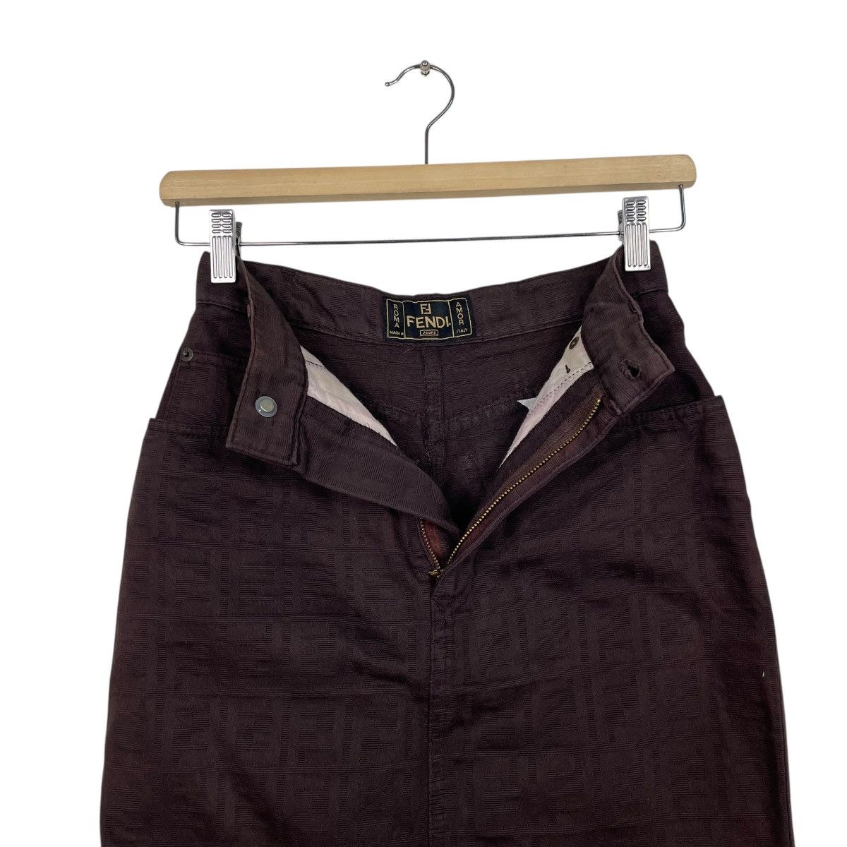Fendi Vintage Fendi Zucca Skirt Size 27" / US 4 / IT 40 - 10 Thumbnail
