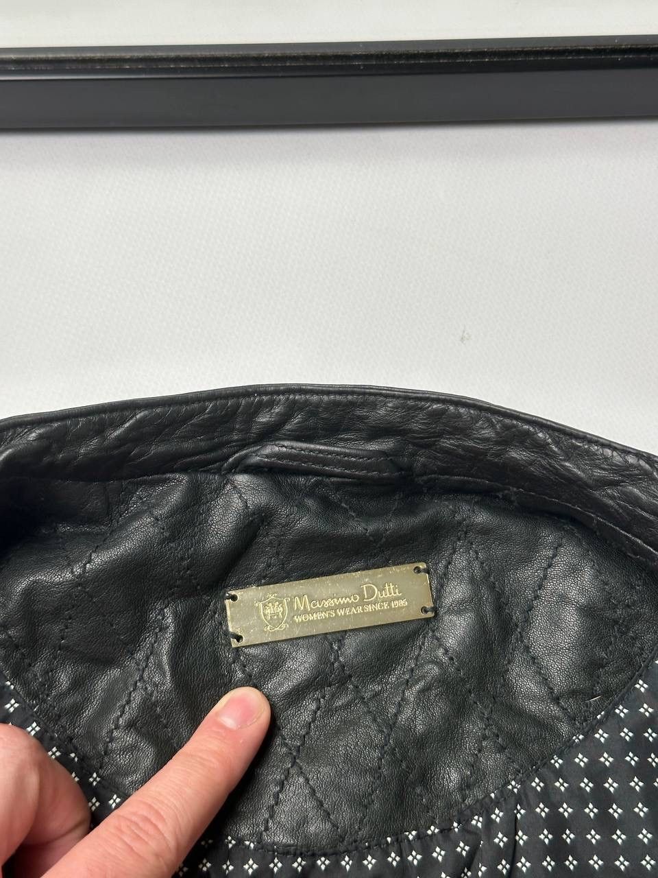 Massimo Dutti Massimo Dutti Real Leather Biker Jacket Size S Size S / US 4 / IT 40 - 9 Thumbnail
