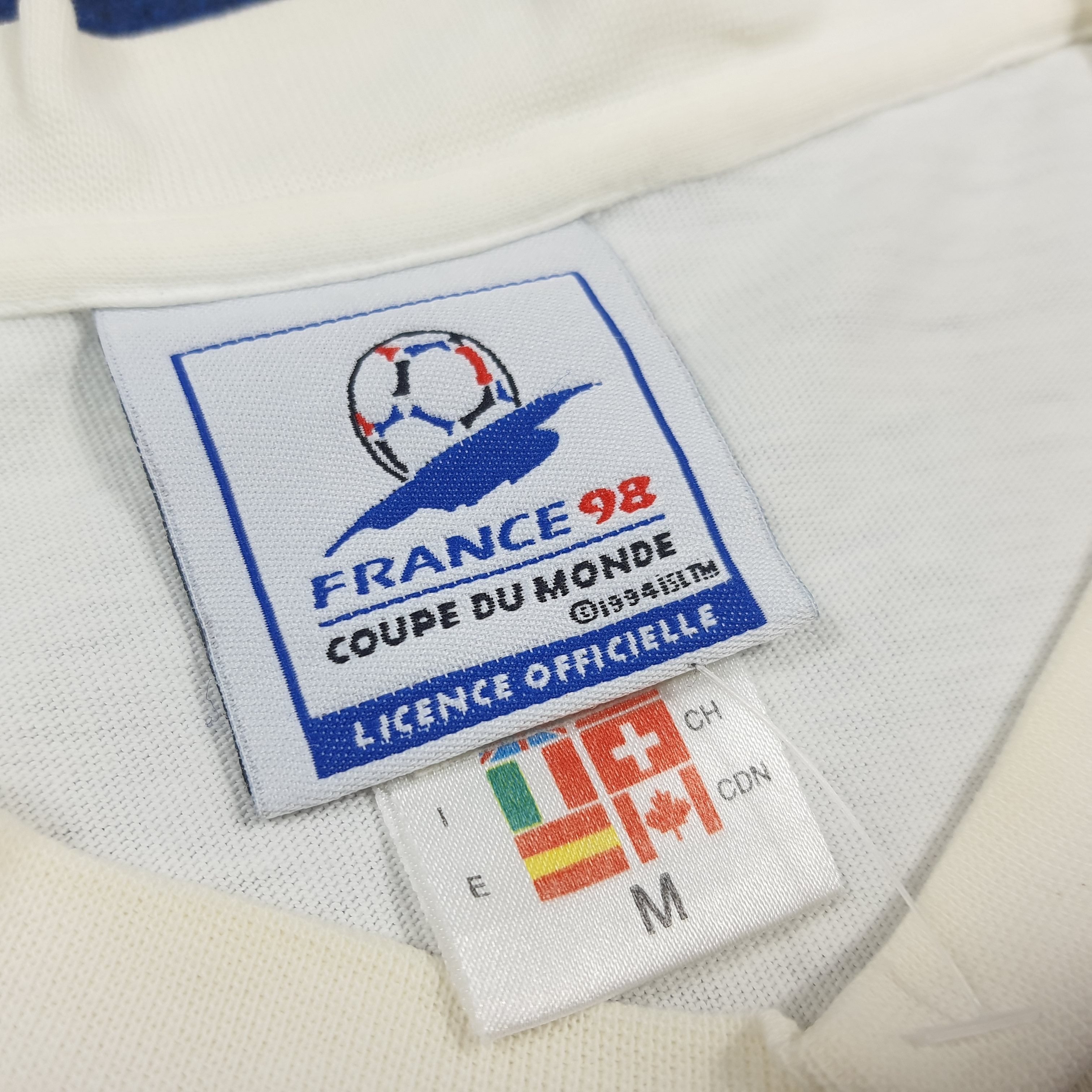 Adidas Vintage 90s Adidas Michel Platini France Tshirt C294N19 Size US M / EU 48-50 / 2 - 6 Thumbnail