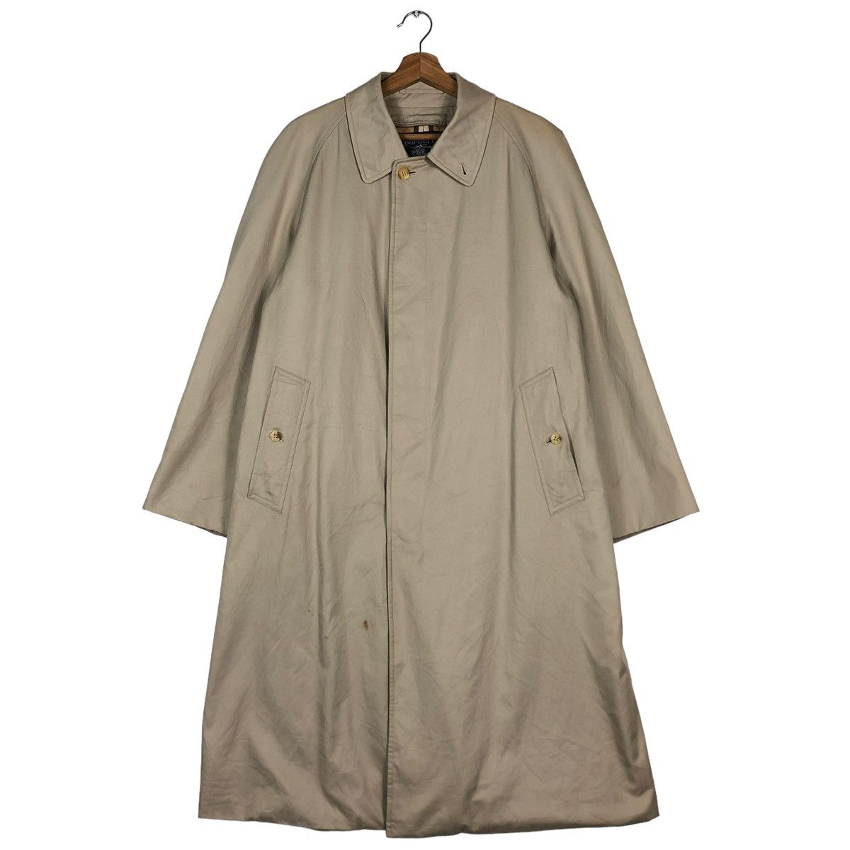 Burberry 🔥VINTAGE BURBERRYS TRENCH COATS LONG JACKET NOVA CHECK Size US M / EU 48-50 / 2 - 2 Thumbnail