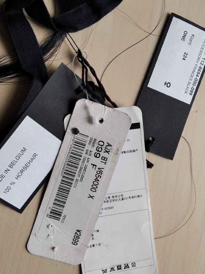 Ann Demeulemeester ann demeulemeester Rare Horse hair 2011fw Show accessories Size ONE SIZE - 5 Thumbnail