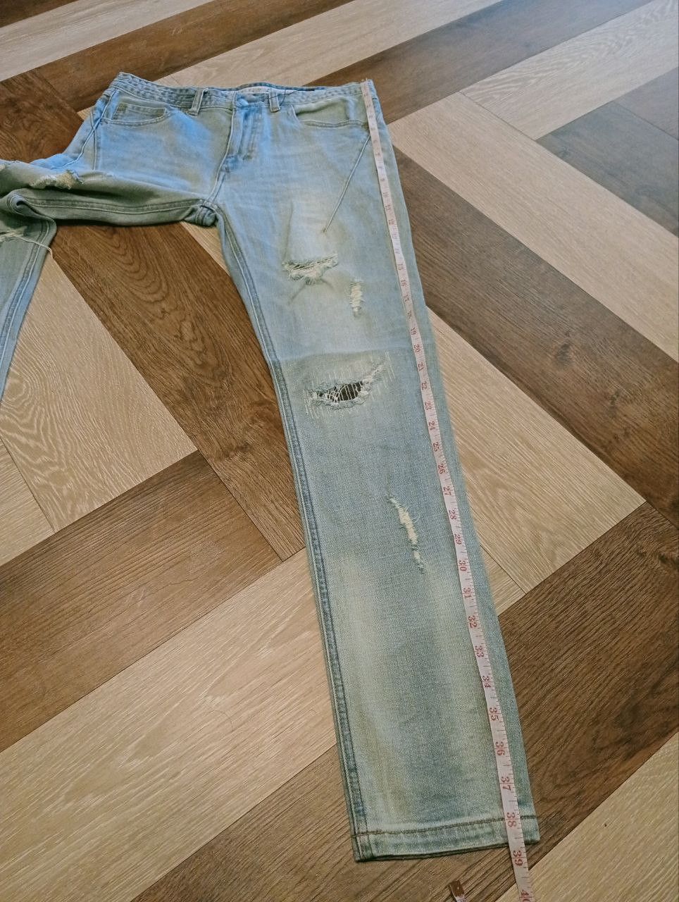 Number (N)ine NUMBER NINE JAPAN DISTRESSED LOOK SKINNY PANTS Size US 30 / EU 46 - 15 Thumbnail