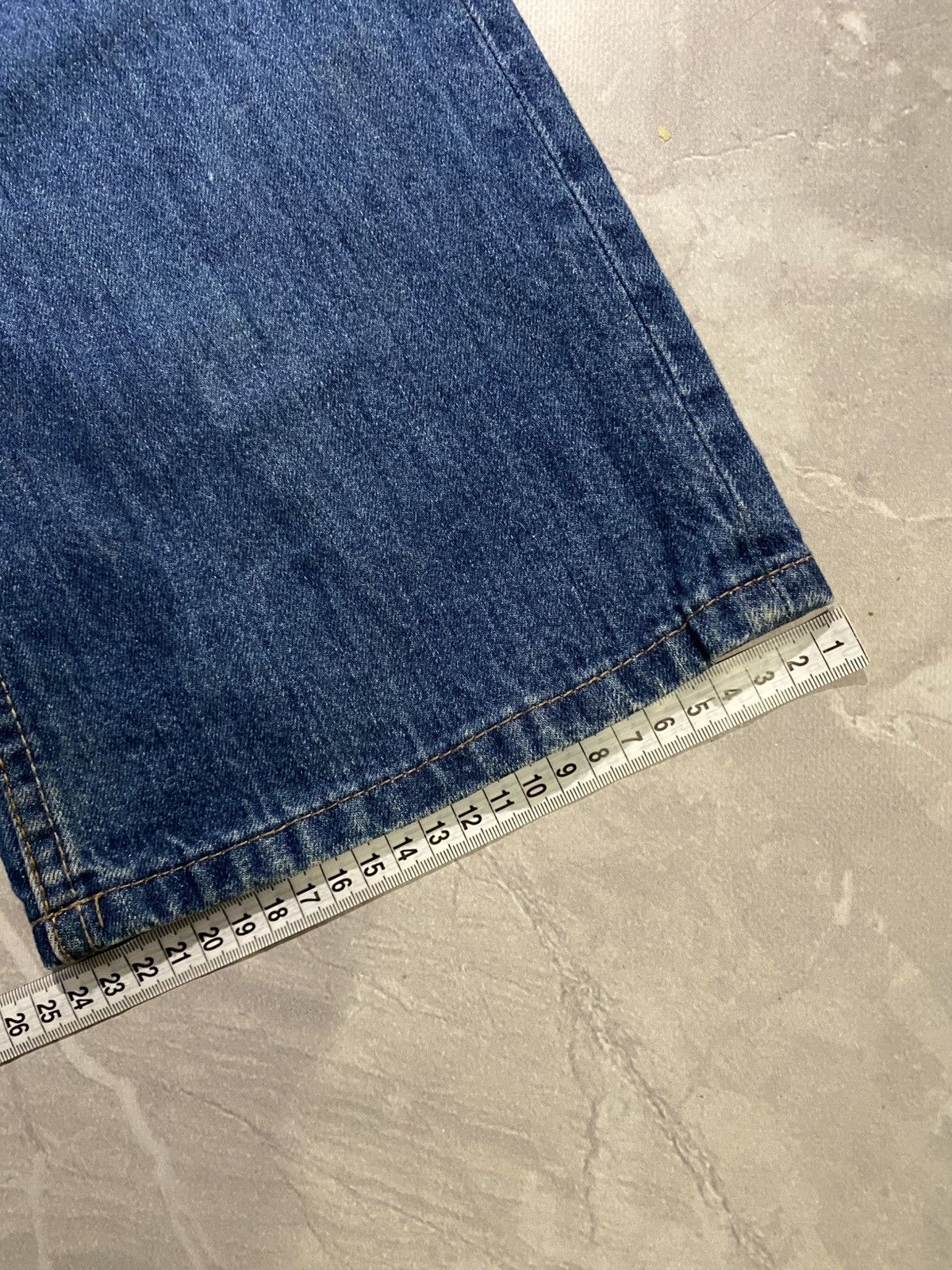 Vintage Flare Fit Denim Heavy Wash Distressed Underground Vibe Size US 34 / EU 50 - 13 Thumbnail