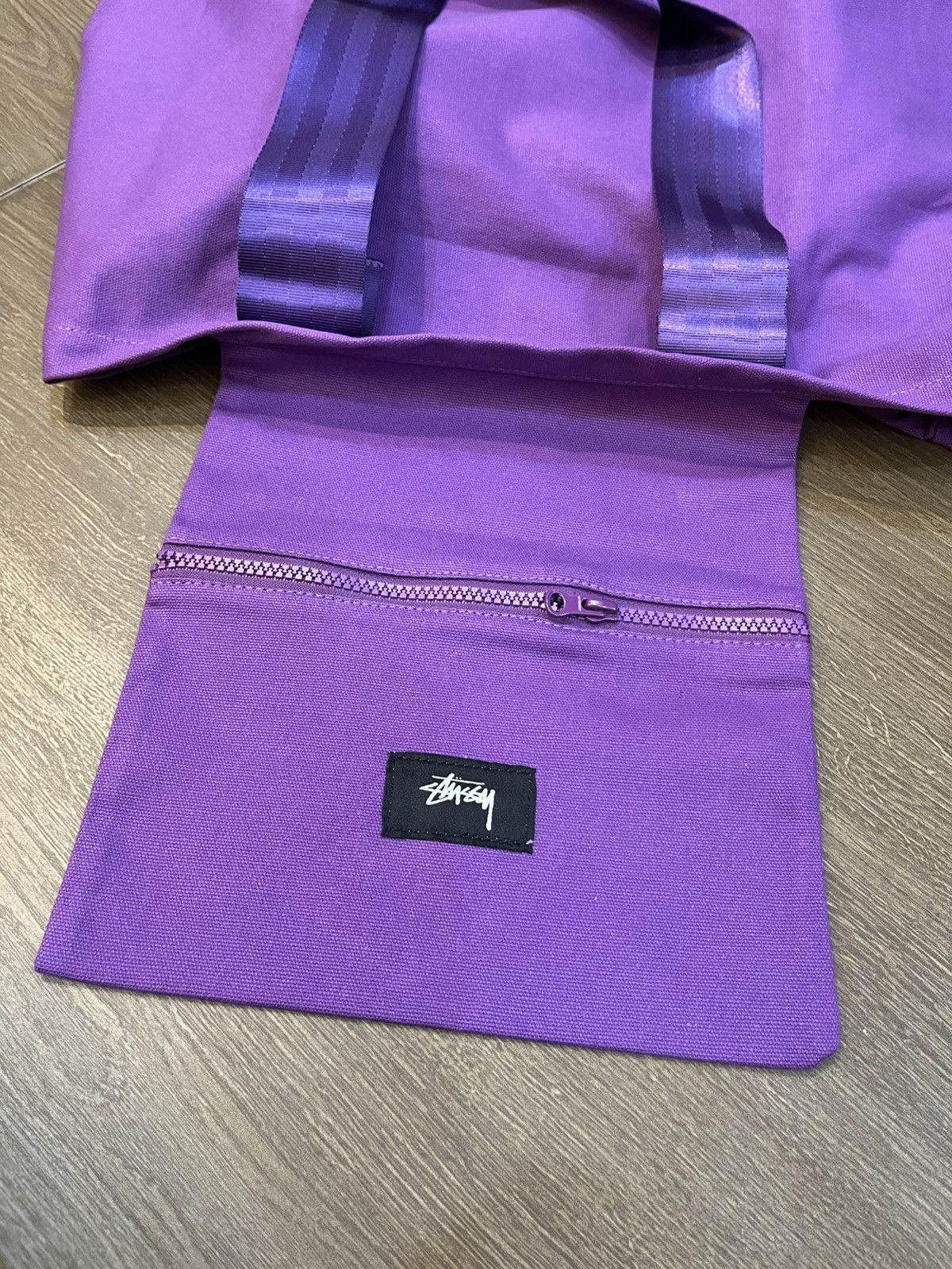 Stussy Stussy Canvas Tote Bag Women - Purple Size ONE SIZE - 4 Thumbnail