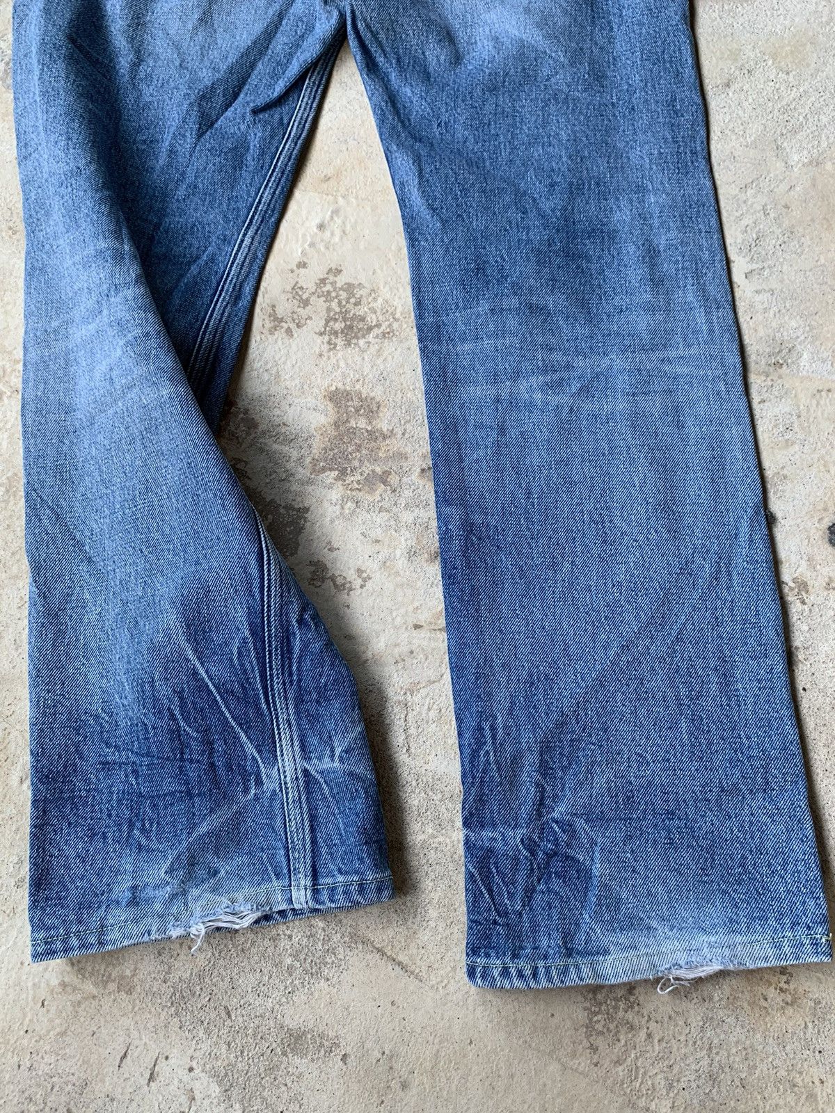 If Six Was Nine × Japanese Brand × Le Grande Bleu (L.G.B.) DISTRESSED NCFM RIELABO SELVEDGE DENIM Size US 32 / EU 48 - 21 Thumbnail