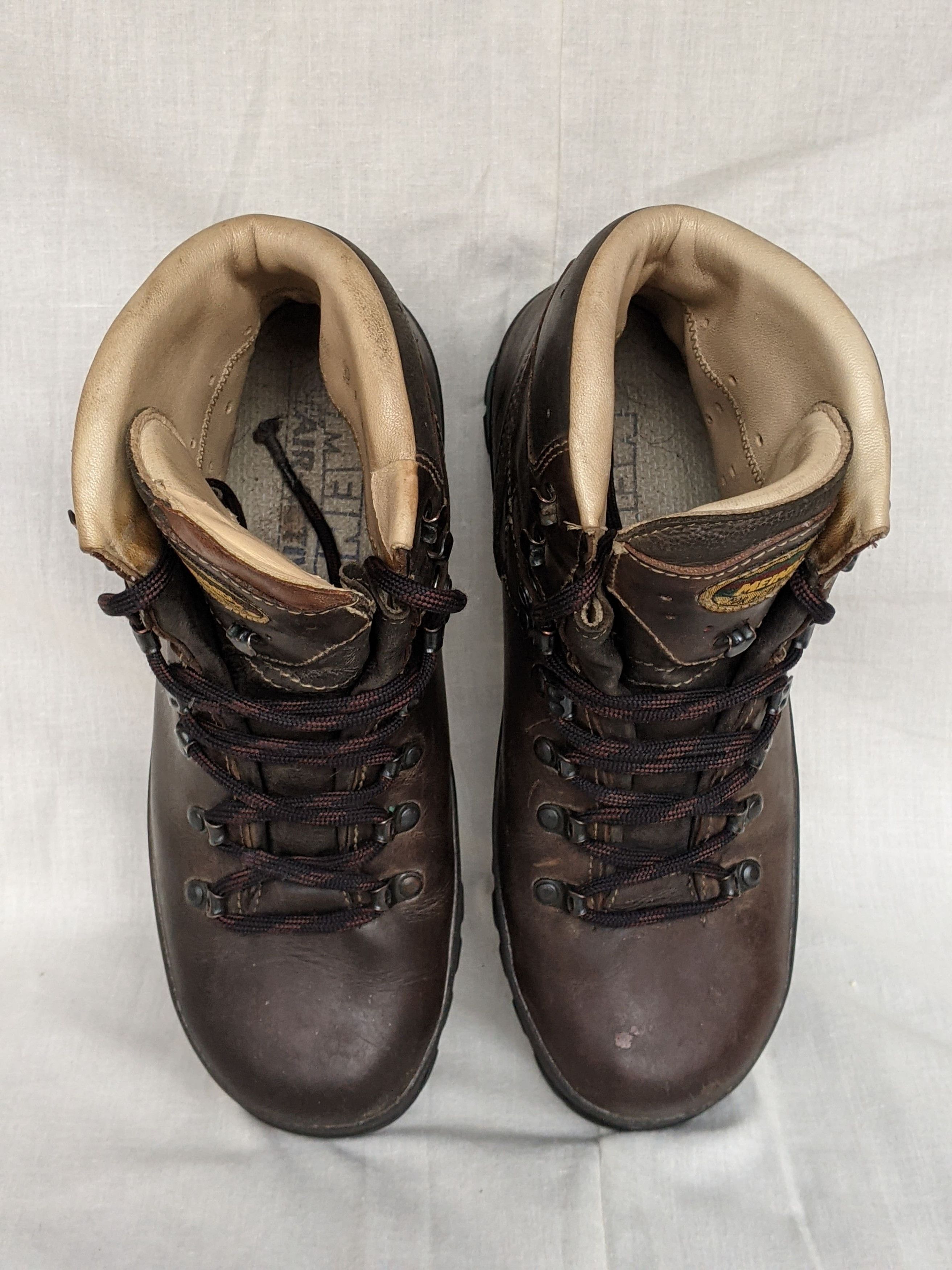 LOWA Meindl Leather Hiking Boots LaSportiva Scarpa Vibram Vintage Size US 8 / EU 41 - 9 Thumbnail