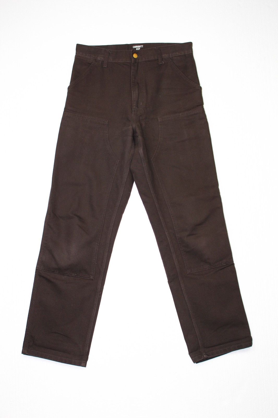 image of Carhartt Wip Double Knee Pants in Tobacco Brown, Men's (Size 31)