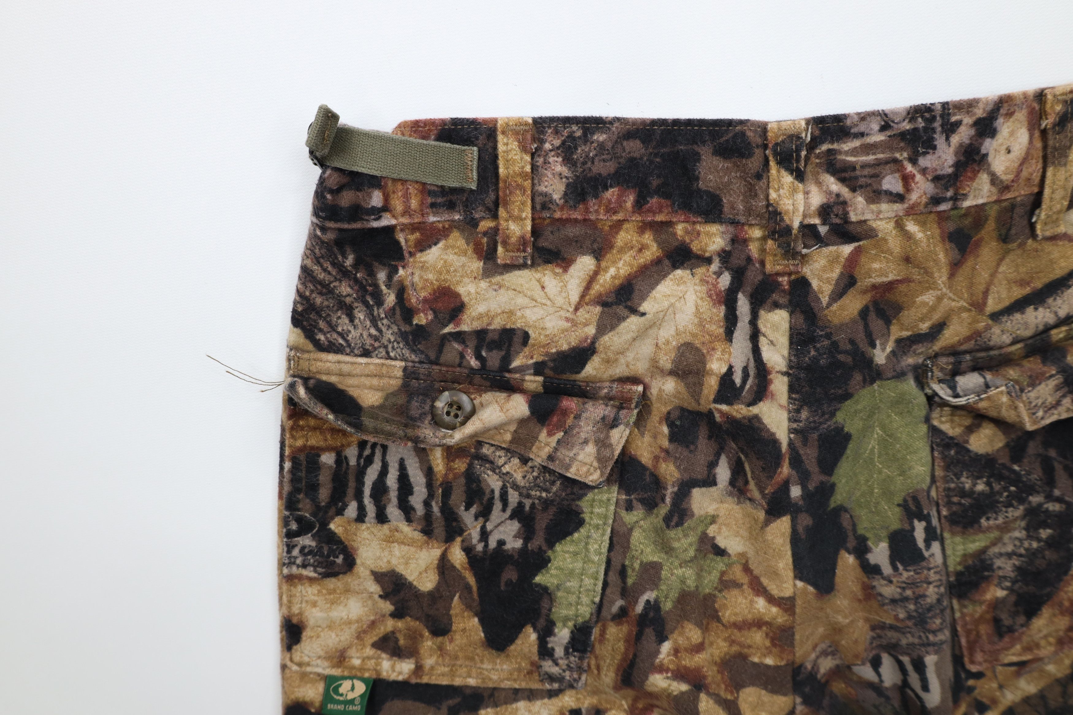 Mossy Oaks × Vintage Vintage 90s Mossy Oak Camouflage Cloth Cargo Pants USA Size US 32 / EU 48 - 12 Thumbnail