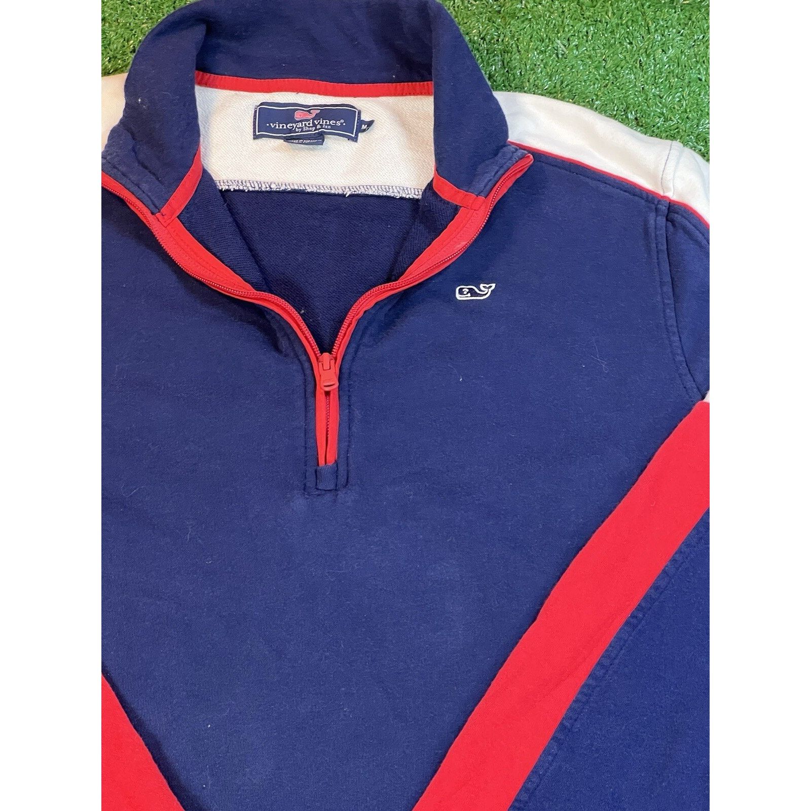 Vineyard Vines Vineyard Vines Sweater Mens MD Blue 1/4 Zip Pullover Size US M / EU 48-50 / 2 - 2 Thumbnail