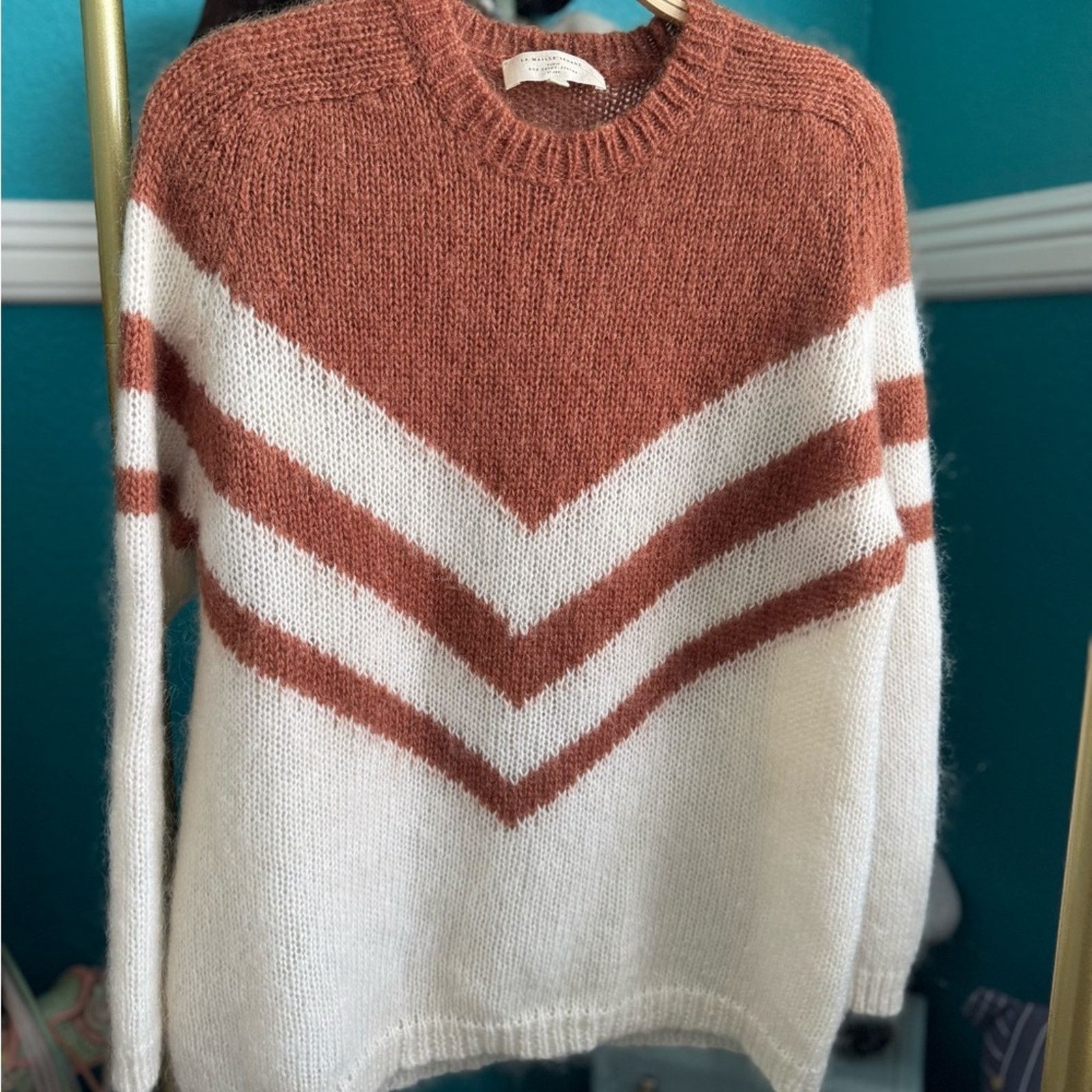 Sezane Sezane Chevron Sweater Size M / US 6-8 / IT 42-44 - 1 Thumbnail