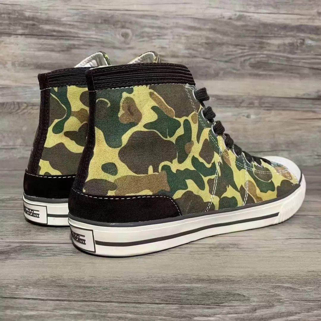 Visvim VISVIM KIEFER DKHNT Camo Paneled Hi-Canvas Sneakers US10/EU44 Size US 10 / EU 43 - 3 Thumbnail