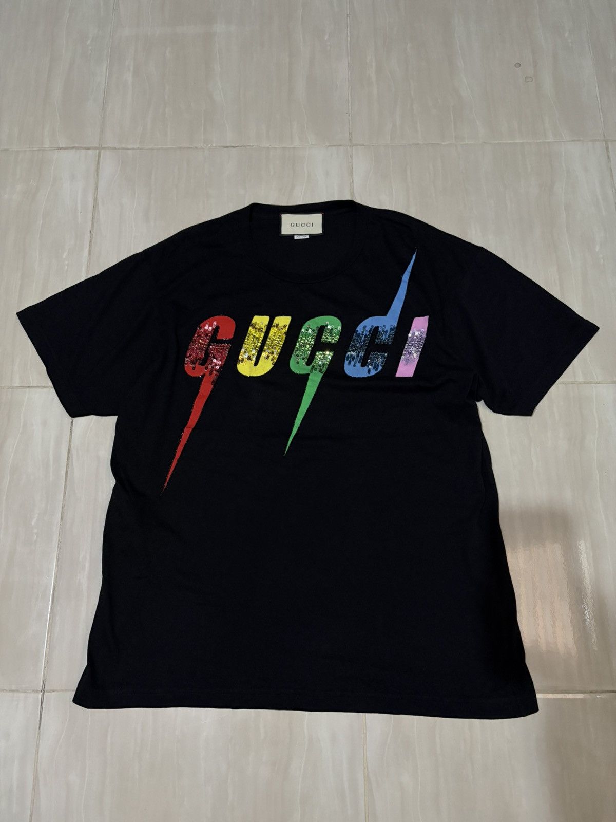 Gucci GUCCI BLADE BLACK T-SHIRT Size US XS / EU 42 / 0 - 1 Thumbnail