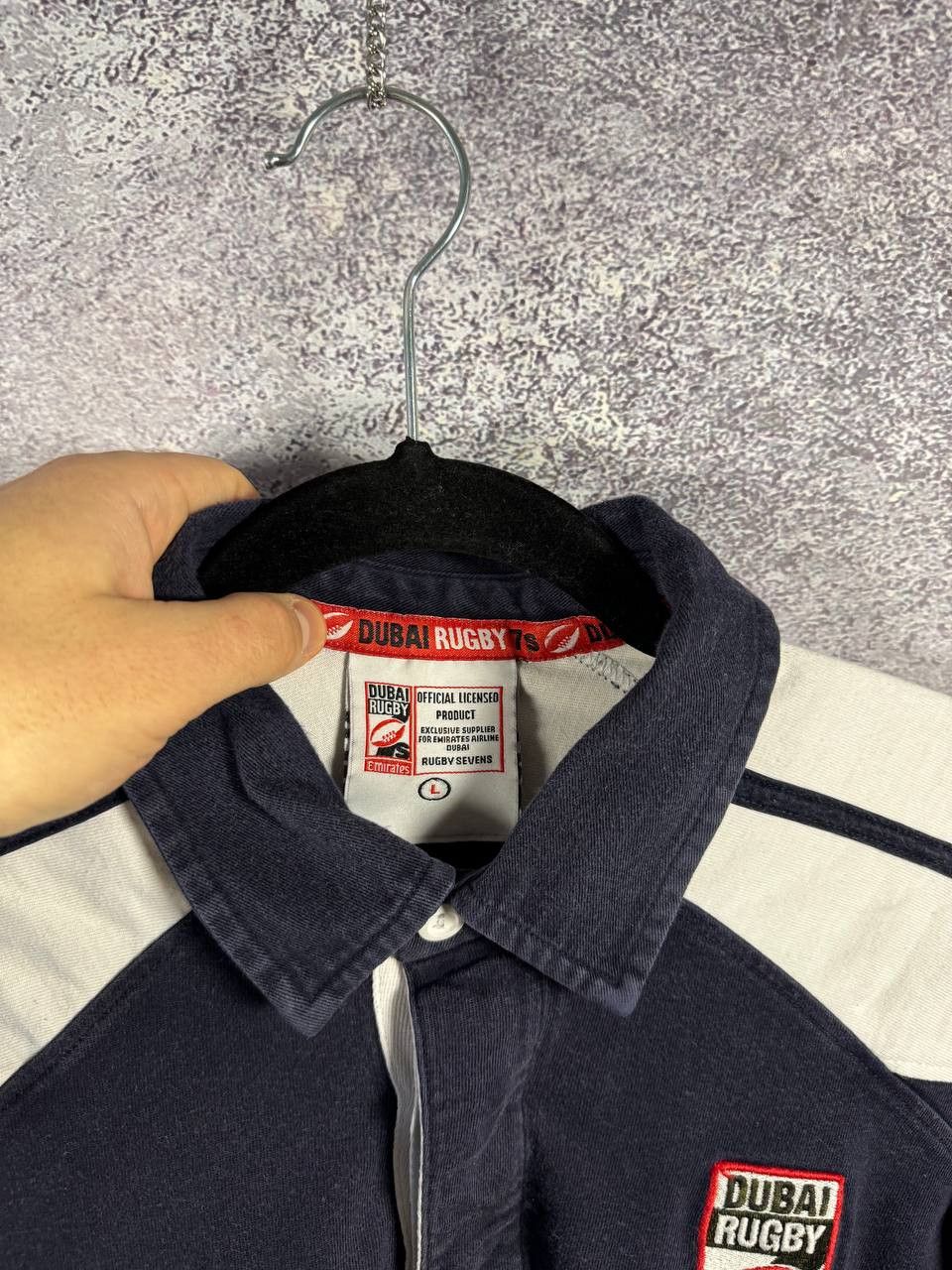 Vintage Matchworn Vintage Scotland Dubai Rugby #7 Jersey Large Size US L / EU 52-54 / 3 - 10 Thumbnail