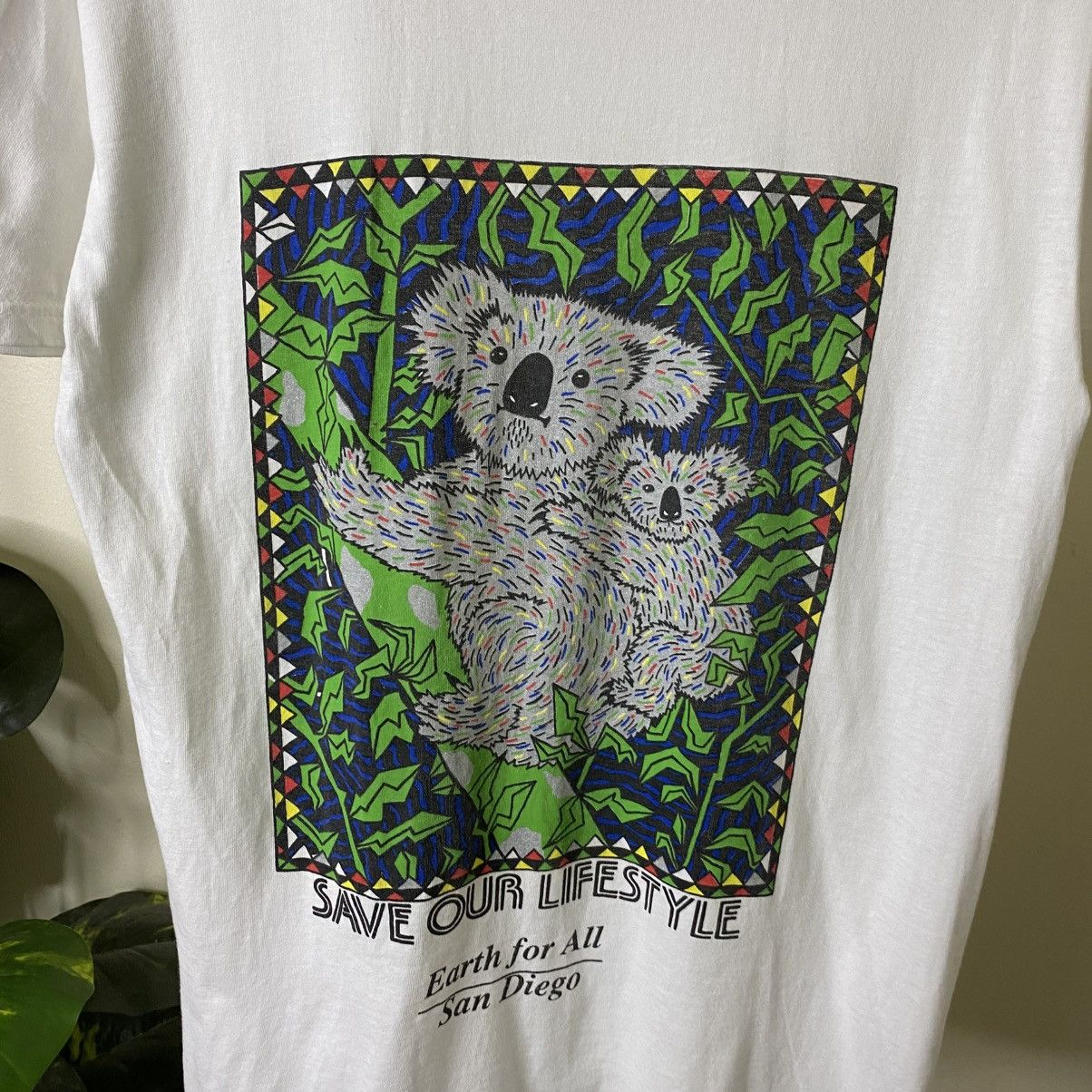 Vintage 2000s Earth For All San Diego T Shirt Size US M / EU 48-50 / 2 - 2 Thumbnail