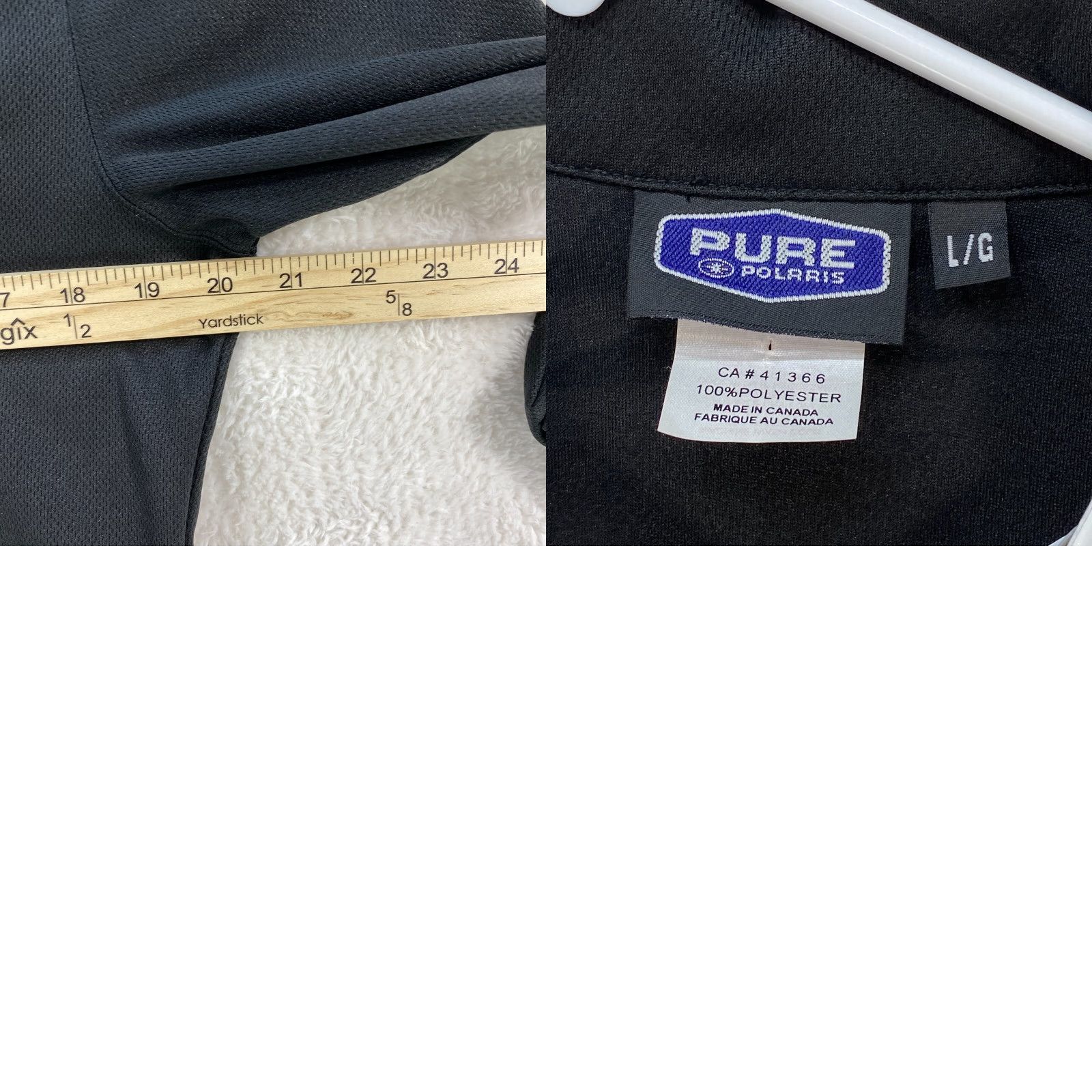 Vintage Polaris Polo Shirt L Womens Black 3/4 Sleeve Embroidered Pure Size L / US 10 / IT 46 - 8 Thumbnail