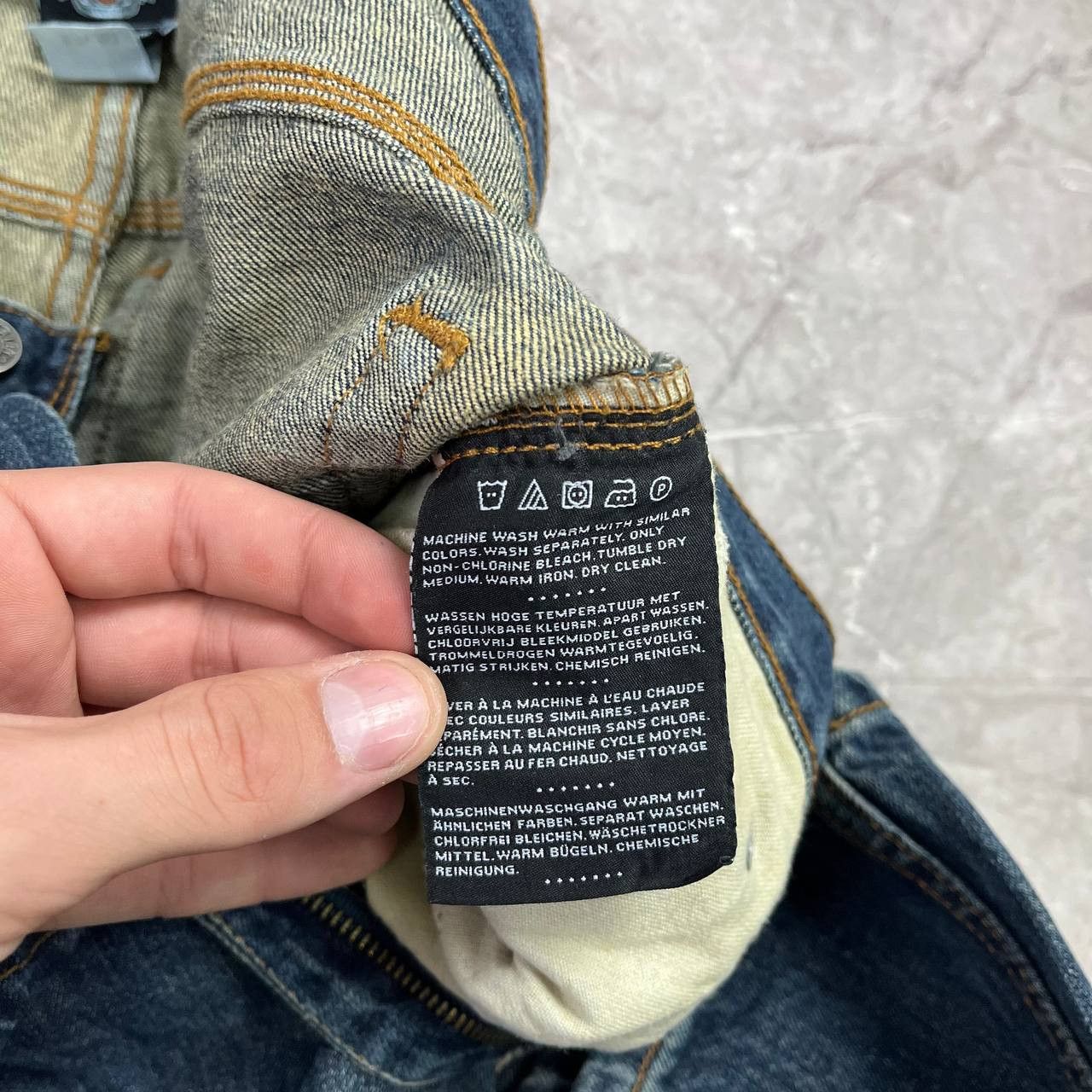 Harley Davidson Harley Davidson Men's Motorcycle Jeans with Knee size 32x30 Size US 33 - 8 Thumbnail