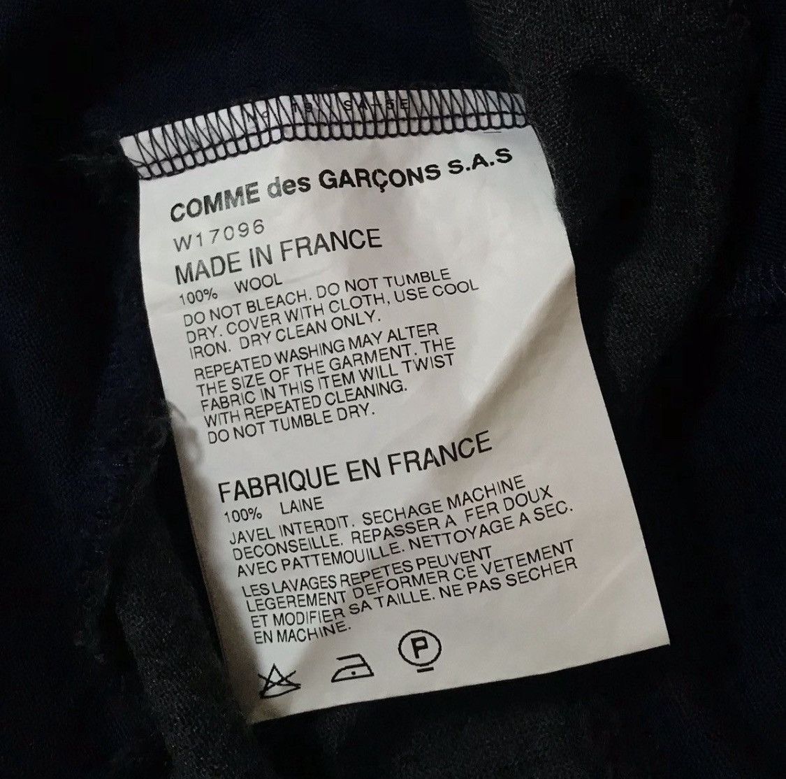 Comme des Garcons CDG SHIRT patchwork wool longsleeve Size US S / EU 44-46 / 1 - 5 Thumbnail