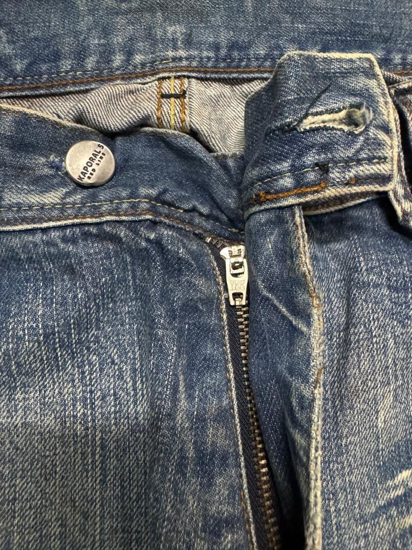 PPFM 💥WIDE💥90's KAPITAL STYLE JAPAN KAPOTAL BUSHPANTS INSANE JEAN Size US 33 - 10 Thumbnail
