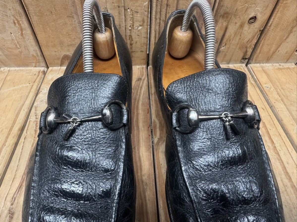 Gucci Gucci Black Men’s Leather Loafers UK 6 EJ Size US 6.5 / EU 39-40 - 5 Thumbnail