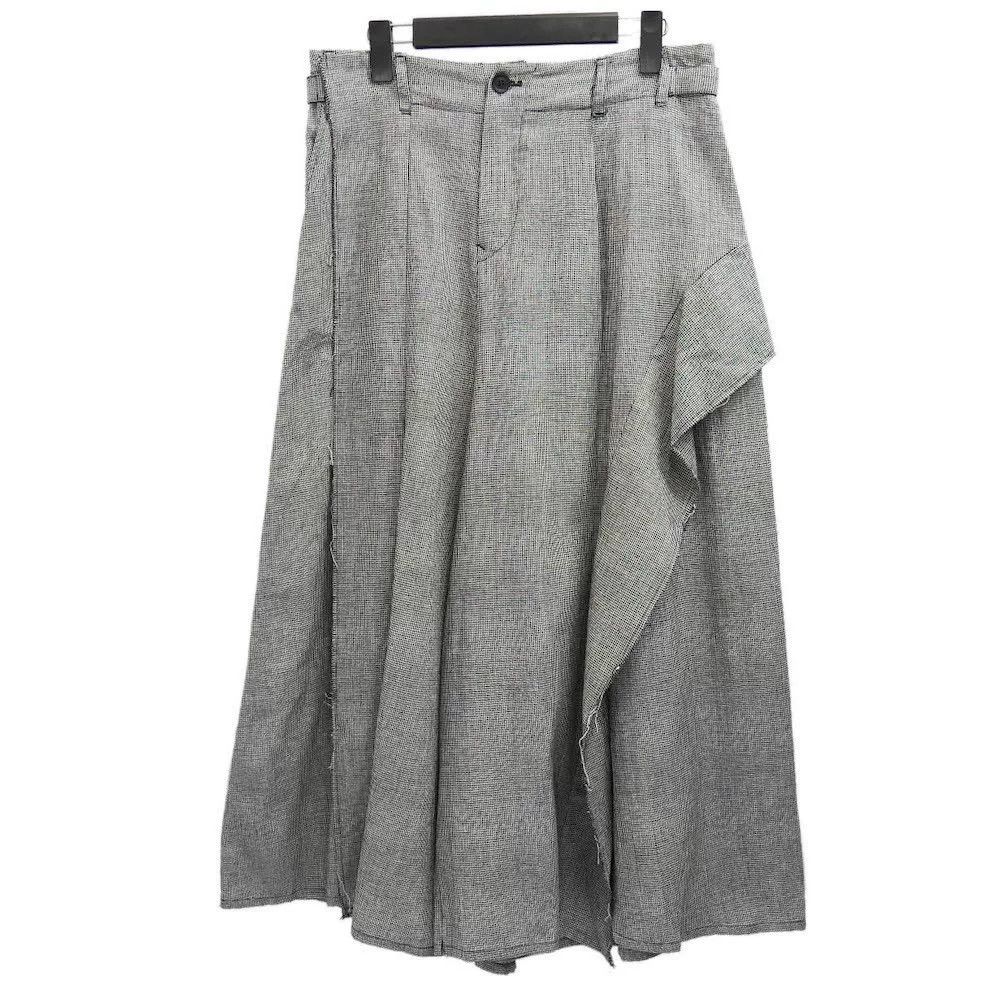 Yohji Yamamoto Yohji Yamamoto NOIR Houndstooth Skirt Pants Size 28" / US 6 / IT 42 - 1 Thumbnail