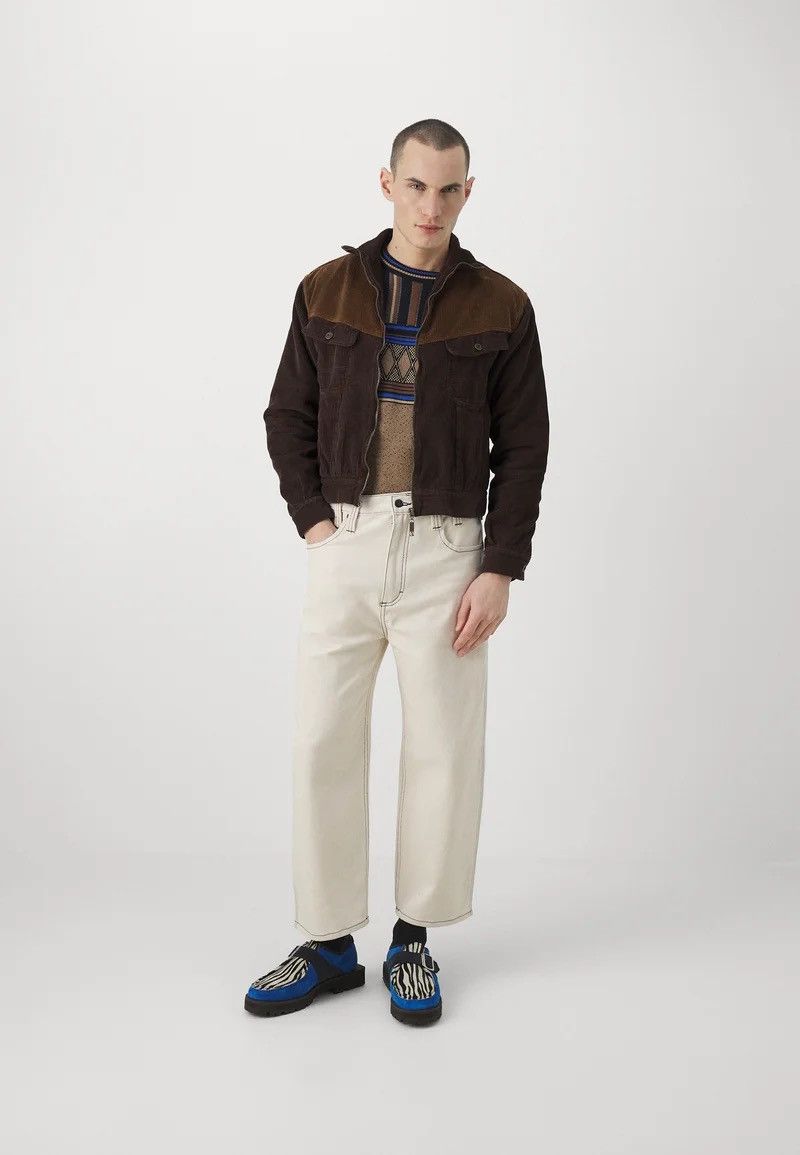 Ahluwalia !DS! AW23 Ahluwalia Iniquity Two Tone Corduroy Brown Jacket Size US L / EU 52-54 / 3 - 9 Thumbnail