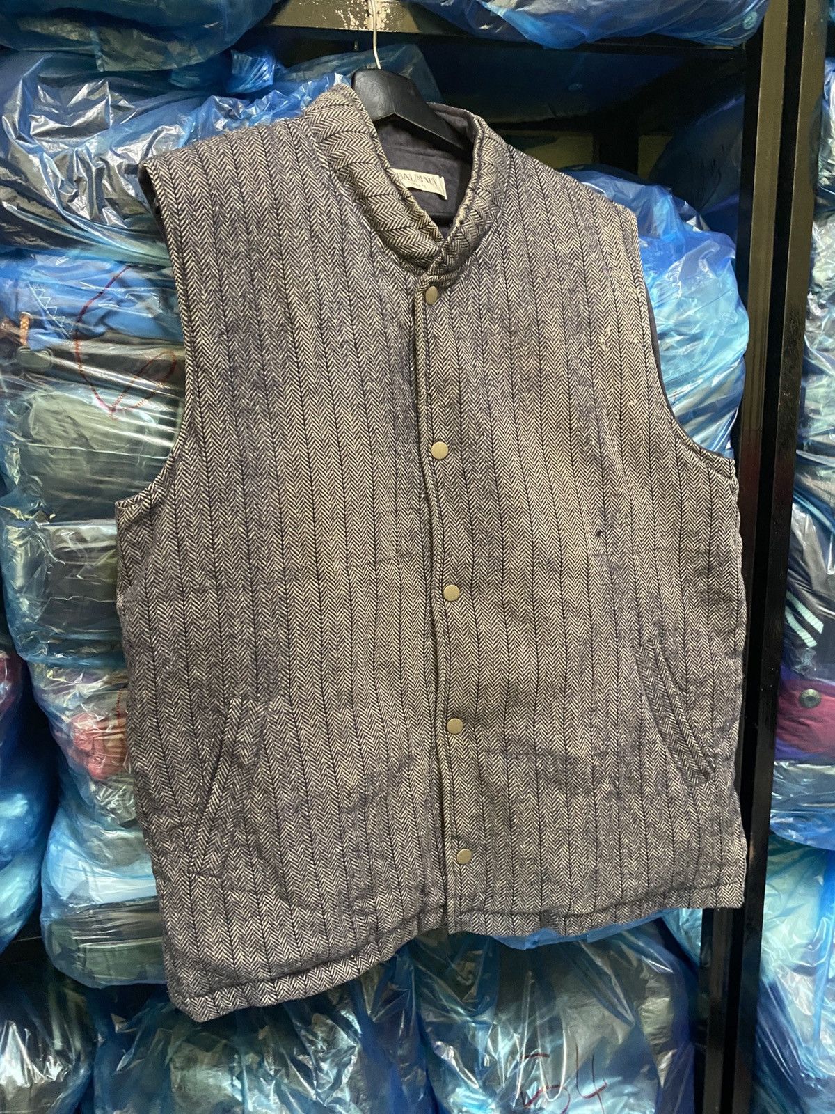 Balmain VINTAGE BALMAIN GINGHAM VEST JACKET Size US L / EU 52-54 / 3 - 3 Thumbnail