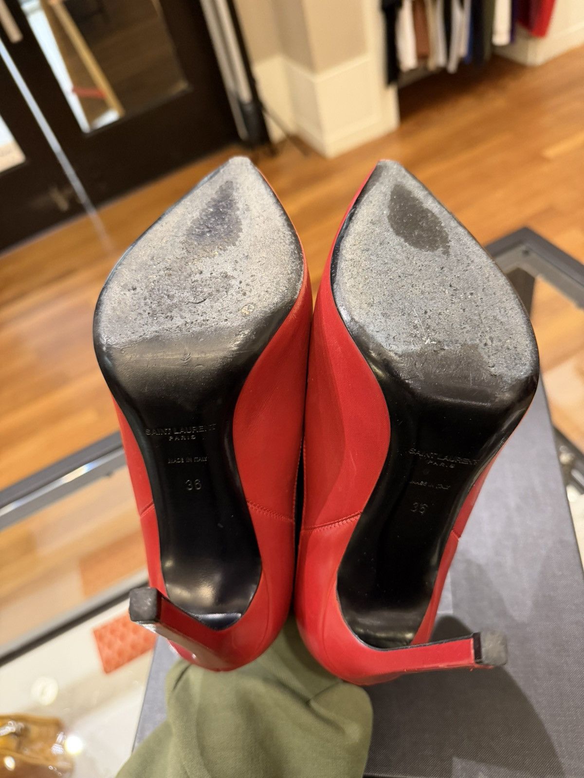 Saint Laurent Paris Saint Laurent Classic Leather Ankle Boots Size US 6 / IT 36 - 7 Thumbnail
