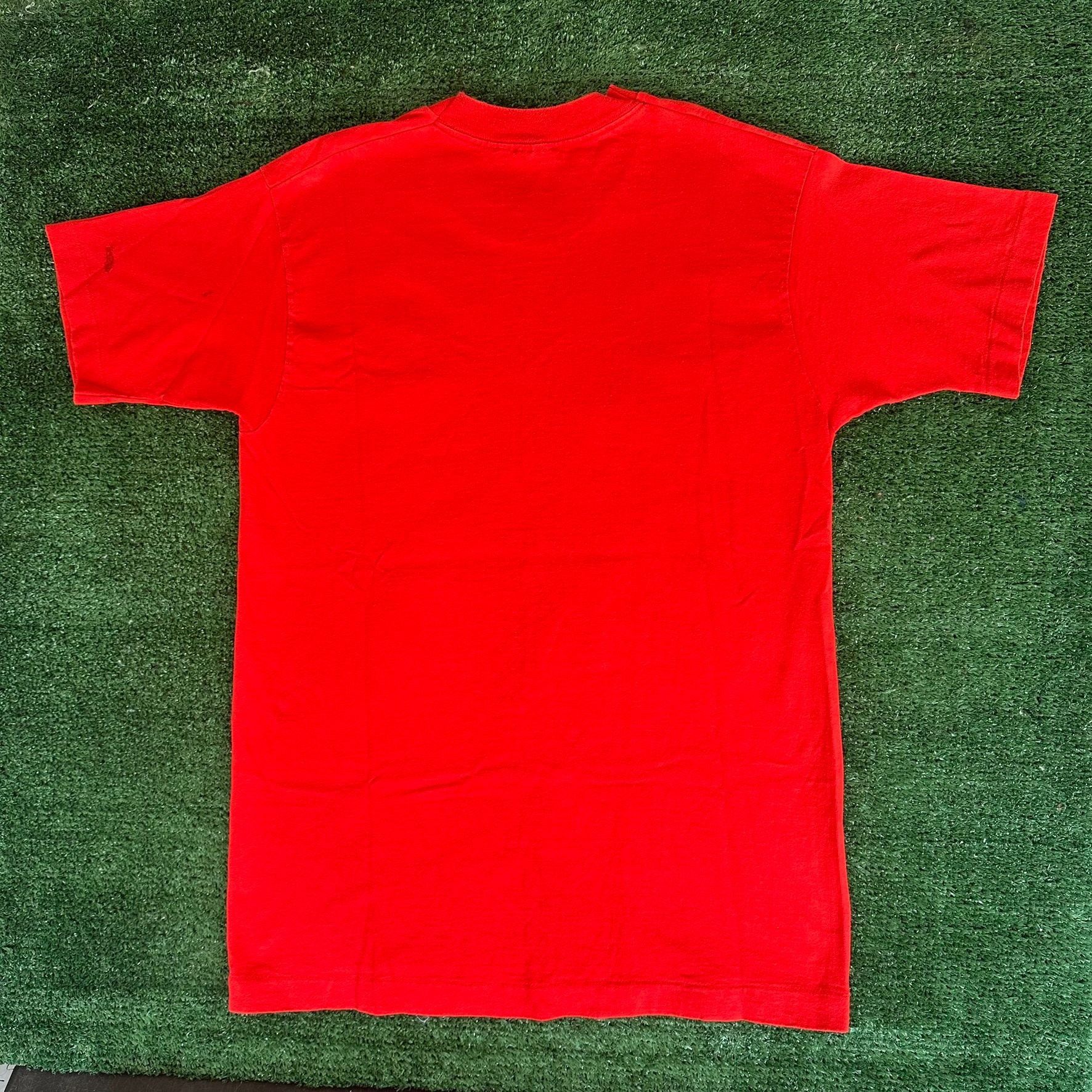Fruit Of The Loom Vintage 90s Texas Pop Art T-Shirt Western Single Stitch Tour Size US M / EU 48-50 / 2 - 6 Thumbnail