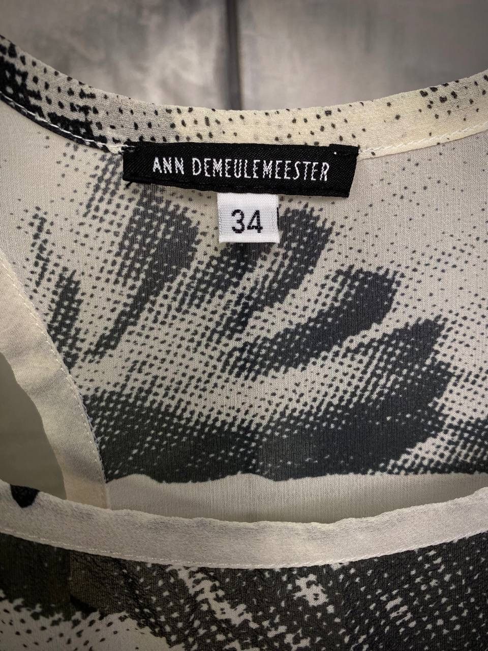Ann Demeulemeester Silk birds tank top M Size XS / US 0-2 / IT 36-38 - 3 Thumbnail