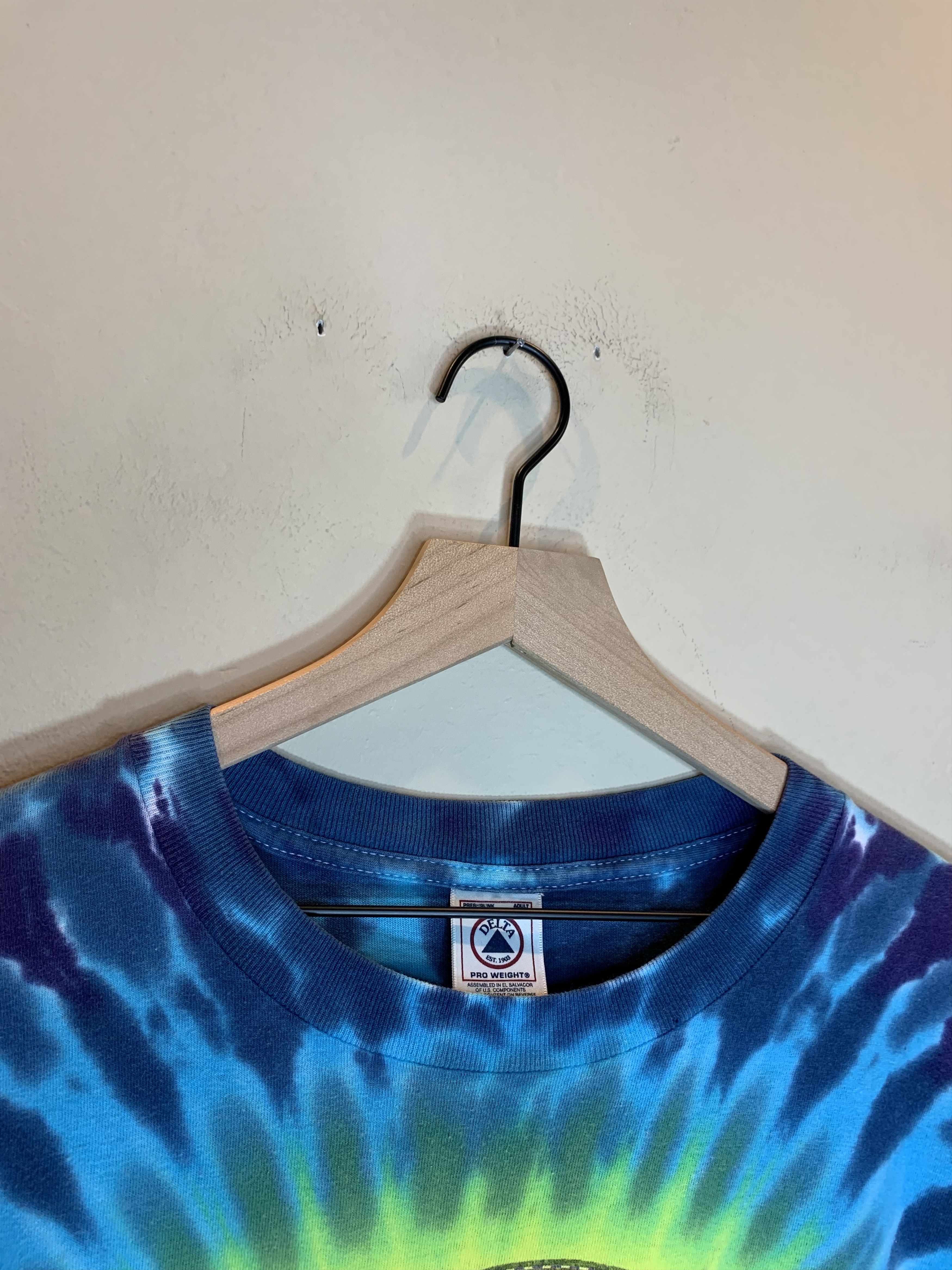 Vintage *RARE* Vintage 90’s Astrology Chart Art Tie-Dye T-Shirt Size US XXL / EU 58 / 5 - 4 Thumbnail