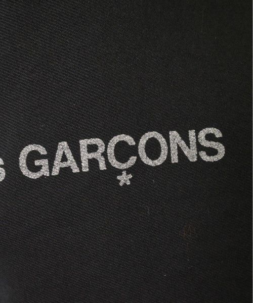 Comme des Garcons Tote Bag all-over pattern wool logo print Black x Silver Size ONE SIZE - 6 Thumbnail