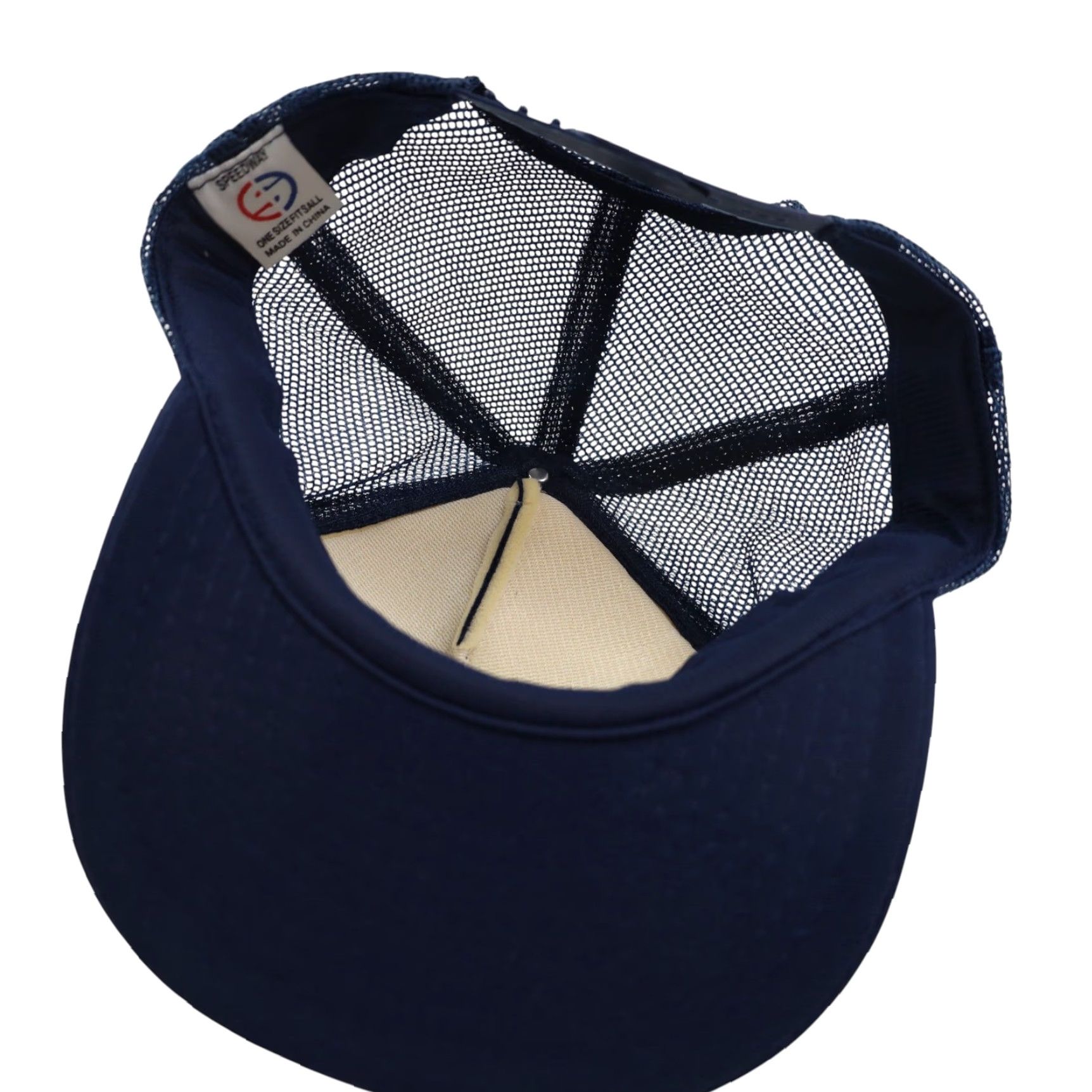Vintage VINTAGE Beer Its not Just for Breakfast Anymore Spellout Trucker Hat Men OS Blue Size ONE SIZE - 5 Thumbnail