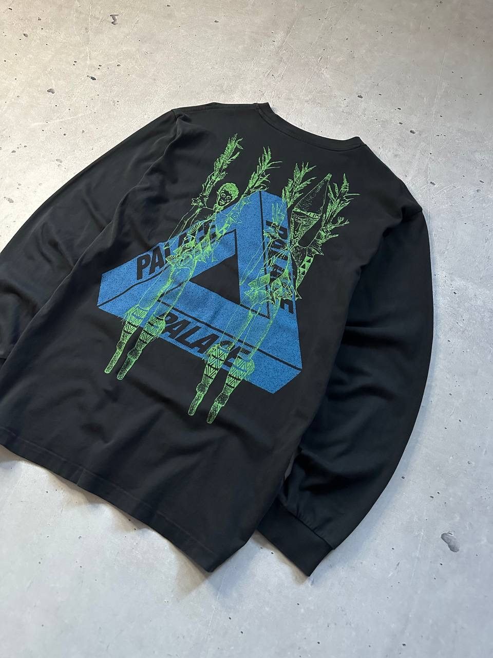 Palace × Vintage Palace Pair Of Hippys Skateboarding Longsleeve SK8 Y2K Rare Size US L / EU 52-54 / 3 - 2 Thumbnail