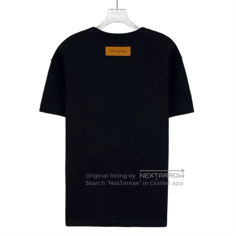 Louis Vuitton Louis Vuitton 22 black pocket logo embroidered cotton crew Size US S / EU 44-46 / 1 - 2 Thumbnail