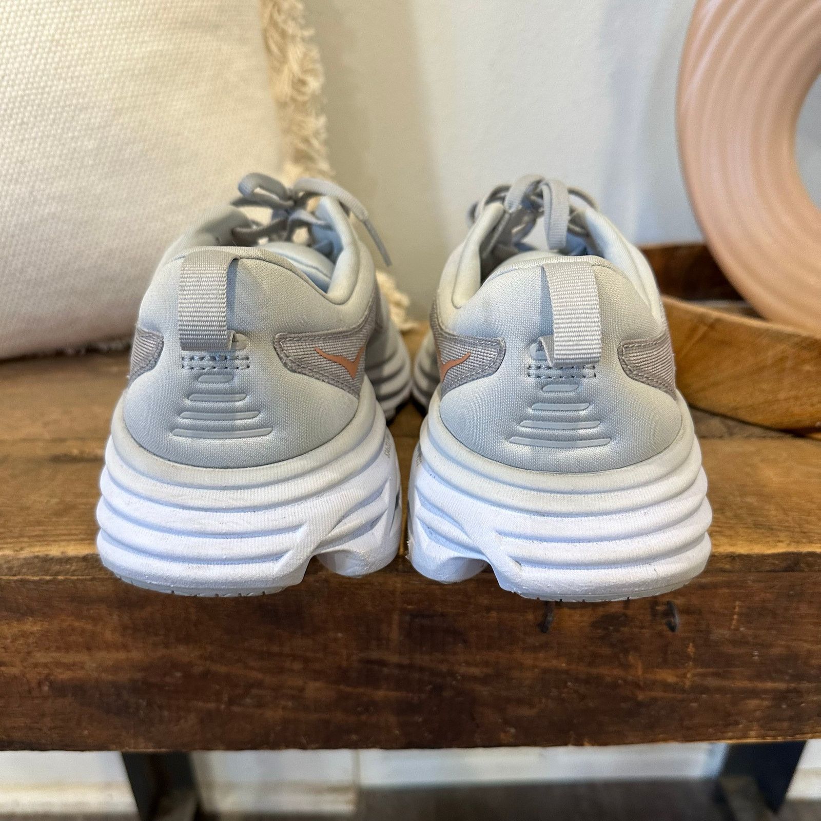 Hoka Women's Hoka Bondi 8 Harbor Mist / Lunar Rock - size 9.5D Size US 9.5 / IT 39.5 - 5 Thumbnail