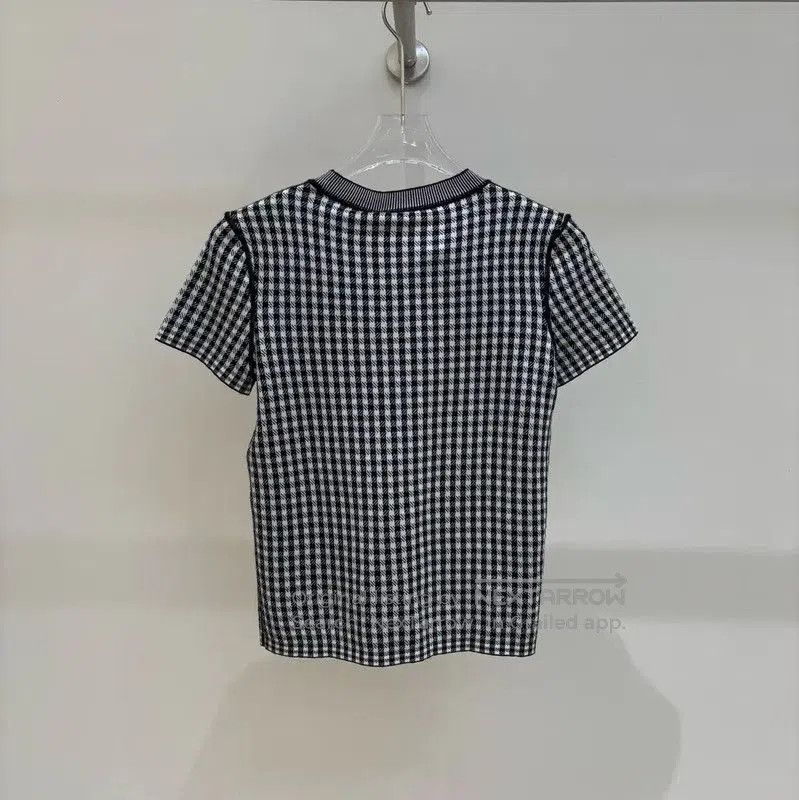 Dior Dior Black Cashmere Short Sleeve Sweater . Size XS / US 0-2 / IT 36-38 - 2 Thumbnail