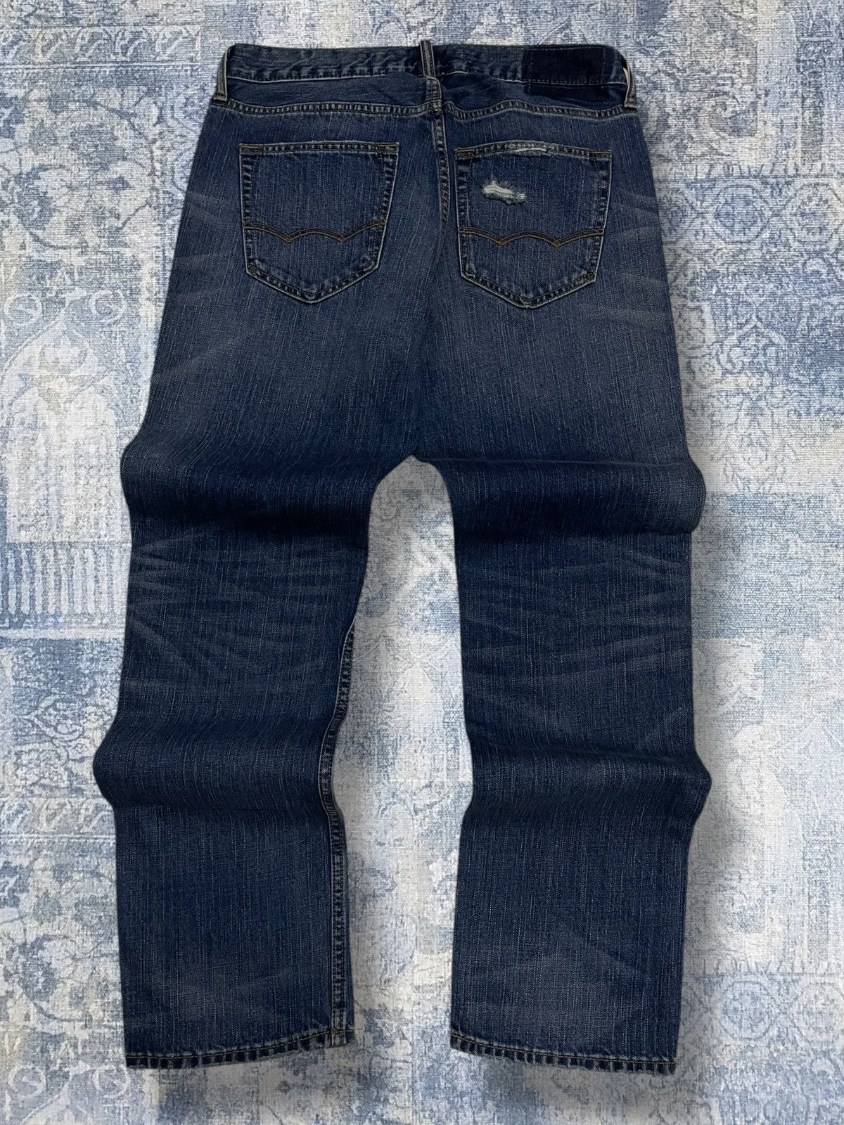 Japanese Brand Rare Designer American Eagle Outfiters Patchwork Distressed Size US 31 - 8 Thumbnail