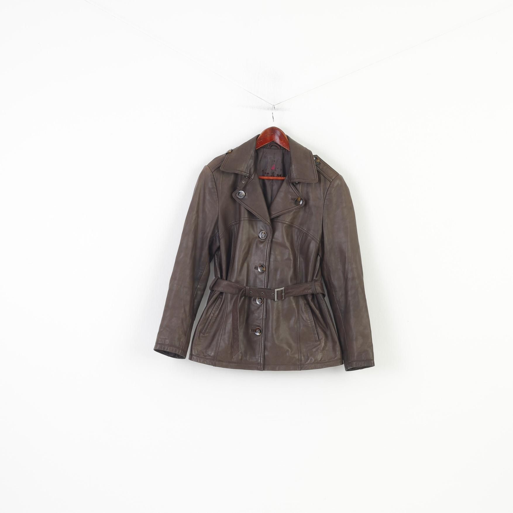 C&A × Vintage Yessica Woman 42 M Soft Leather Jacket C&A Brown 0504 Size M / US 6-8 / IT 42-44 - 1 Thumbnail